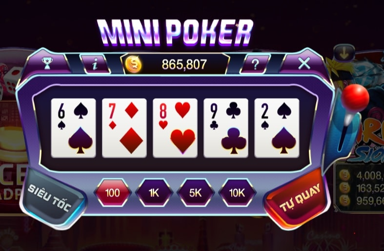 Tổng hợp mẹo chơi Mini poker bất bại